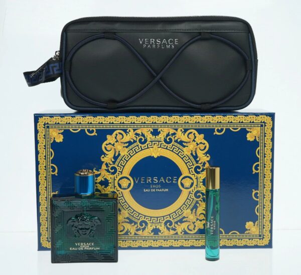Versace Eros 3 piece v4 Eau de Parfum for Men – 3 piece gift set - v4