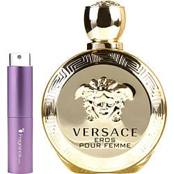 Versace Eros Pour Femme by Gianni Versace 0.27 OZ Travel Spray