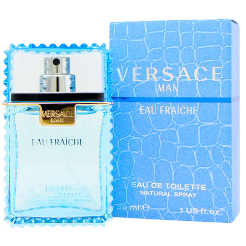 Versace Man Eau Fraiche Cologne for Men - 1.0 oz EDT Spray