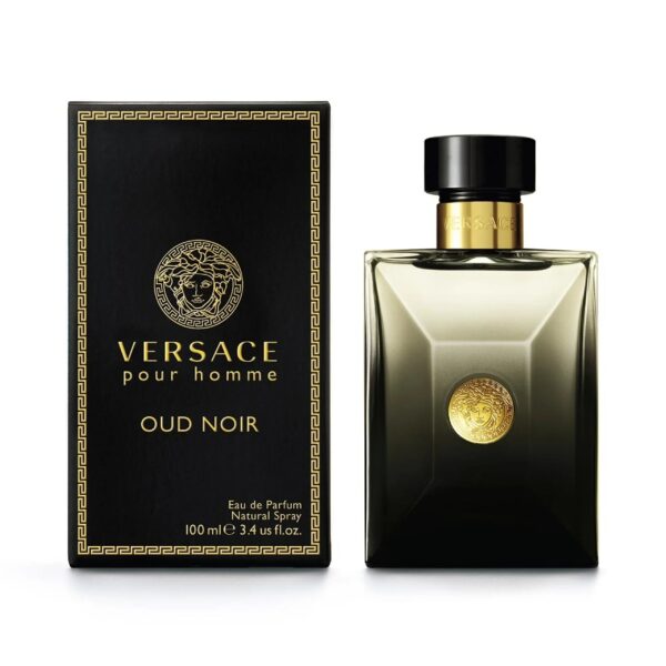 Versace Oud Noir Eau de Parfum for Men – 3.4 oz