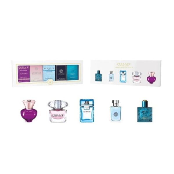 Versace Variety 5 piece Eau de Toilette for Unisex – 5 piece gift set