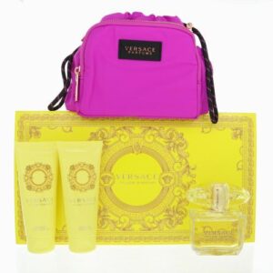 Versace Yellow Diamond 4 piece v3 Eau de Toilette for Women – 4 piece gift set - v3