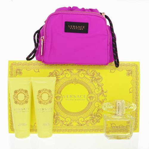 Versace Yellow Diamond 4 piece v3 Eau de Toilette for Women – 4 piece gift set - v3