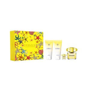 Versace Yellow Diamond 4 piece v4 Eau de Toilette for Women – 4 piece gift set - v4