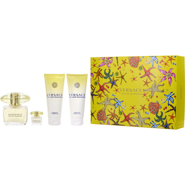 Versace Yellow Diamond EDT & Body Care Gift Set for Women