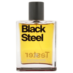Victorinox Black Steel Eau de Toilette for Men – 3.4 oz