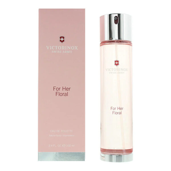 Victorinox Swiss Army Floral Eau de Toilette for Women – 3.4 oz