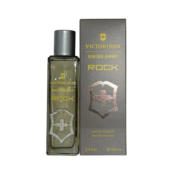 Victorinox Swiss Army Rock Eau de Toilette for Men – 3.4 oz