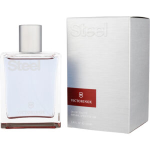 Victorinox Swiss Army Steel Eau de Toilette for Men – 3.4 oz