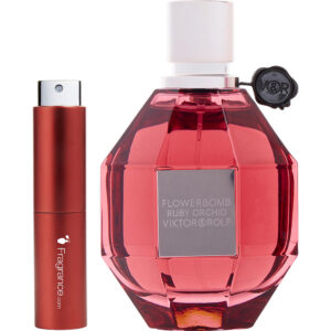 Viktor & Rolf Flowerbomb Ruby Orchid by Viktor & Rolf TRAVEL Eau de Parfum for Women – 0.27 oz