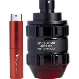 Viktor & Rolf Spicebomb Infrared by Viktor & Rolf TRAVEL Eau de Toilette for Men – 0.27 oz