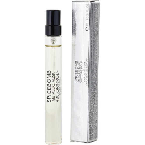 Viktor & Rolf Spicebomb Metallic Musk by Viktor & Rolf Eau de Parfum for Men – 0.33 oz