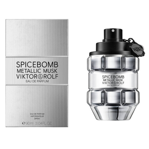 Viktor & Rolf Spicebomb Metallic Musk Eau de Parfum for Men – 3.04 oz