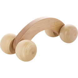Wooden Wheel Massager for Full-Body Therapeutic Relief