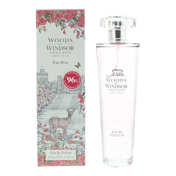 Woods Of Windsor True Rose Eau de Toilette for Women – 3.3 oz