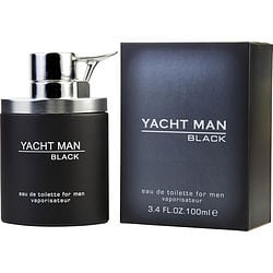 Yacht Man Black by Myrurgia EDT Spray 3.4 oz