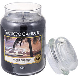 Yankee Candle BLACK COCONUT SCENTED LARGE JAR 22 OZ