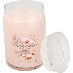Yankee Candle Pink Sands Scented Large Jar Candle, 22 oz