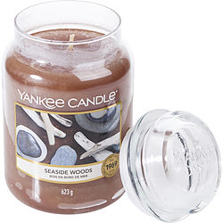Yankee Candle SEASIDE WOODS Large Jar 22 oz Scented Candle