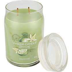 Yankee Candle VANILLA LIME SCENTED LARGE JAR 22 OZ