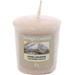 Yankee Candle by Yankee Candle WARM CASHMERE SCENTED VOTIVE CANDLE 1.75 OZ for UNISEX