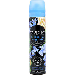 Yardley Bluebell & Sweetpea Body Spray 2.5 oz for Women