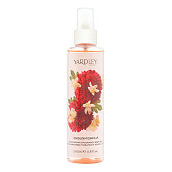 Yardley English Dahlia Fragrance Body Mist 6.8 oz for Women