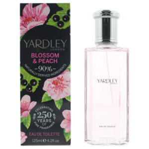 Yardley London Blossom & Peach Eau de Toilette for Women – 4.2 oz