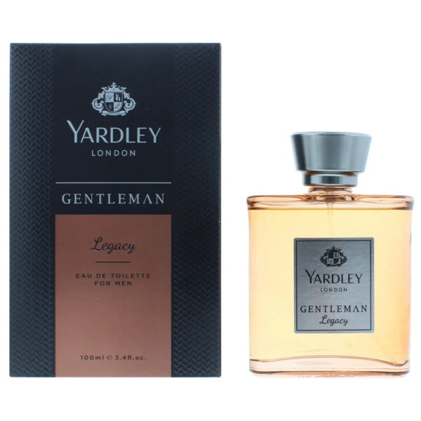 Yardley London Gentlemen Legacy Eau de Toilette for Men – 3.4 oz