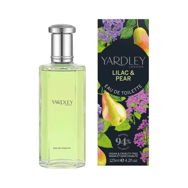 Yardley London Lilac & Pear Eau de Toilette for Women – 4.2 oz