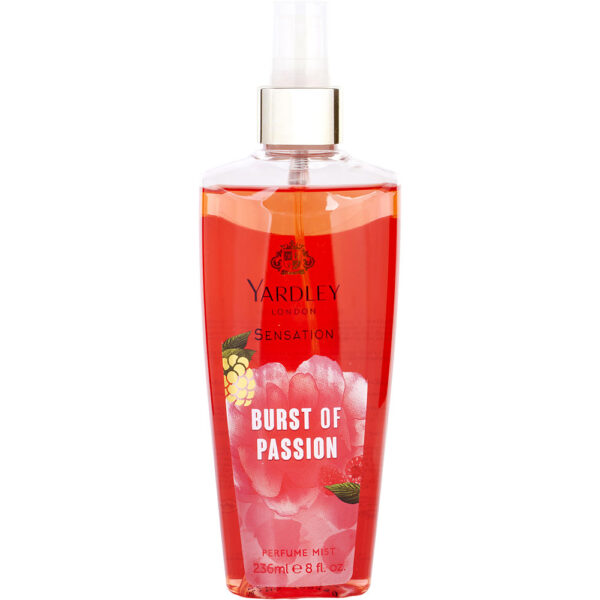 Yardley Sensation Burst Of Passion MIST for Women – 8 oz