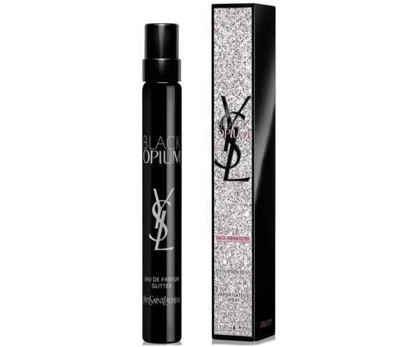 Yves Saint Laurent Black Opium Glitter Eau de Parfum for Women – 0.34 oz