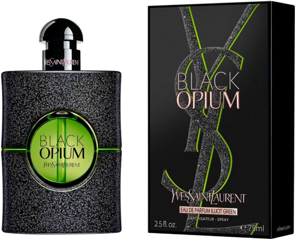 Yves Saint Laurent Black Opium Illicit Green Eau de Parfum for Women – 2.5 oz