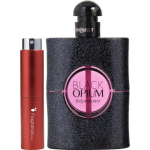 Yves Saint Laurent Black Opium Neon TRAVEL Eau de Parfum for Women – 0.27 oz