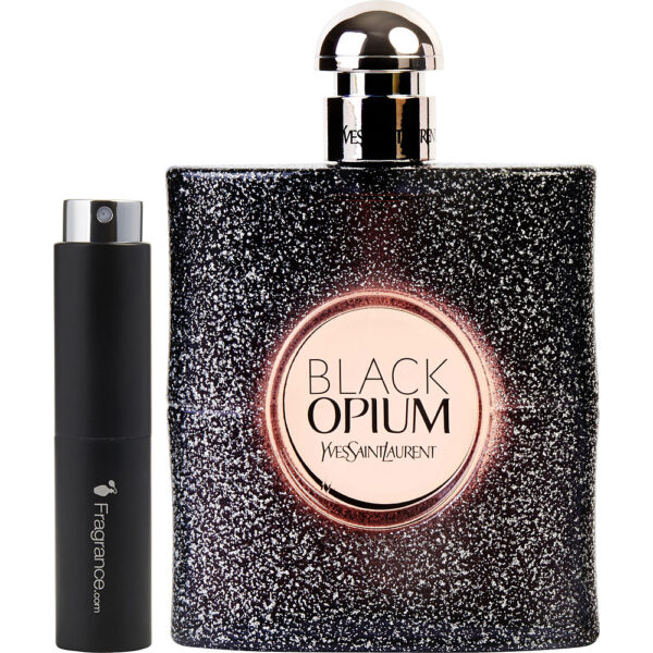 Yves Saint Laurent Black Opium Nuit Blanche TRAVEL Eau de Parfum for Women – 0.27 oz