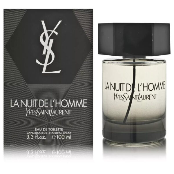 Yves Saint Laurent La Nuit De L'Homme Eau de Toilette for Men – 3.3 oz