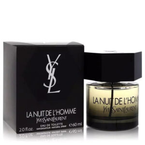 Yves Saint Laurent La Nuit De L'Homme Eau de Toilette for Men – 2 oz