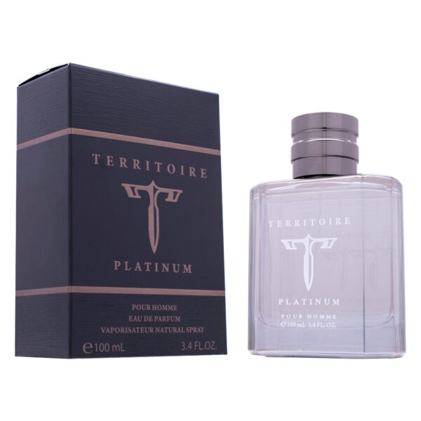 YZY Perfume Territoire Platinum Eau de Parfum for Men – 3.4 oz