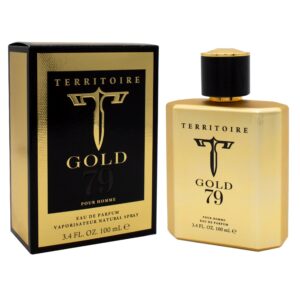 YZY Territoire Gold 79 Eau de Parfum for Men – 3.4 oz