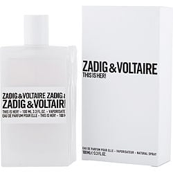 Zadig & Voltaire This Is Her! EAU DE PARFUM REFILLABLE SPRAY 3.3 OZ