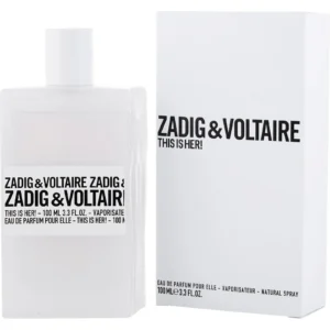 Zadig & Voltaire This Is Her! EAU DE PARFUM REFILLABLE SPRAY 1.6 OZ