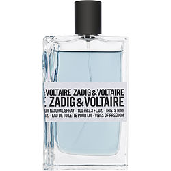 Zadig & Voltaire This Is Him! Vibes Of Freedom EDT SPRAY 3.3 OZ *TESTER