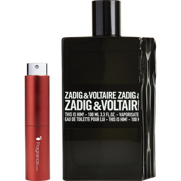 Zadig & Voltaire Zadig & Voltaire This Is Him! by Zadig & Voltaire TRAVEL Eau de Toilette for Men – 0.27 oz