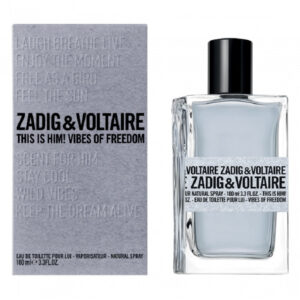 Zadig & Voltaire Zadig & Voltaire This is Him! Vibes of Freedom Eau de Toilette for Men – 3.3 oz