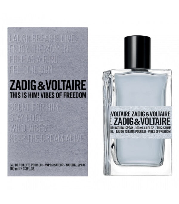 Zadig & Voltaire Zadig & Voltaire This is Him! Vibes of Freedom Eau de Toilette for Men – 3.3 oz