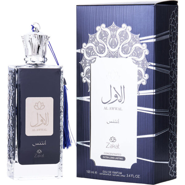 Zakat Al Awwal CONCENTRATE DARK BLUE EDITION Eau de Parfum for Unisex – 3.4 oz
