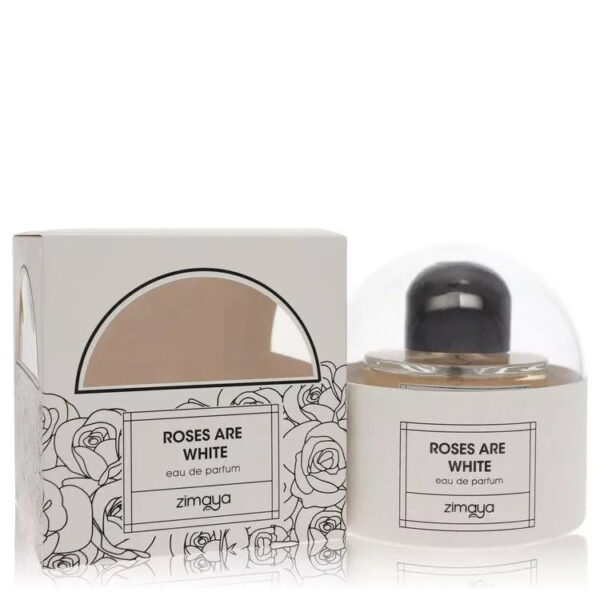 Zimaya Roses Are White Eau de Parfum for Unisex – 3.4 oz