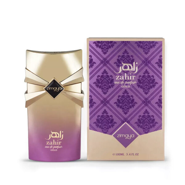 Zimaya Zahir Gold Eau de Parfum for Unisex – 3.4 oz