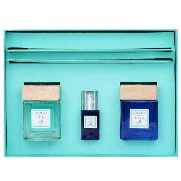 Acqua Dell'Elba Scatola Regalo Home Scent Coffret Notte D'Estate and Mare for Unisex