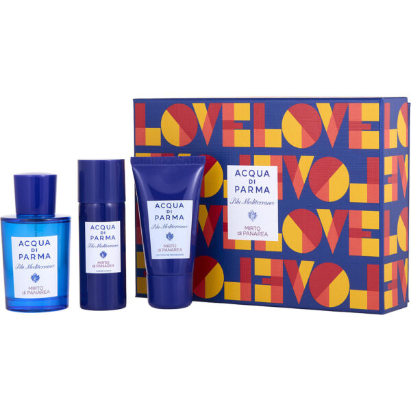 Acqua Di Parma Blu Mediterraneo Mirto Di Panarea & BODY LOTION & SHOWER GEL Eau de Toilette for Unisex – 2.5 oz